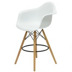 Барный стул Barneo N-153 BAR белый в Покачах - pokachi.mebel24.online | фото 1