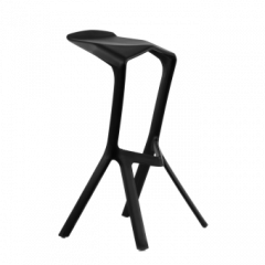 Барный стул Barneo N-227 Miura черный в Покачах - pokachi.mebel24.online | фото 1