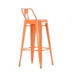 Барный стул Barneo N-242 Tolix Style 2003 Оранжевый в Покачах - pokachi.mebel24.online | фото