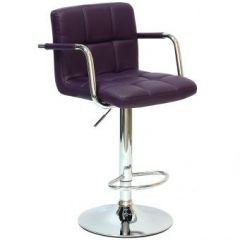 Барный стул Barneo N-69 Kruger Arm Фиолетовый в Покачах - pokachi.mebel24.online | фото