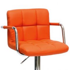 Барный стул Barneo N-69 Kruger Arm Оранжевый в Покачах - pokachi.mebel24.online | фото 2