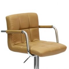 Барный стул Barneo N-69 Kruger Arm Светло-коричневый в Покачах - pokachi.mebel24.online | фото 2