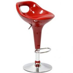 Барный стул Barneo N-7 Malibu красный глянец в Покачах - pokachi.mebel24.online | фото