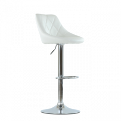 Барный стул Barneo N-83 Comfort (Комфорт) белый в Покачах - pokachi.mebel24.online | фото