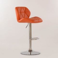 Барный стул Barneo N-85 Diamond оранжевый в Покачах - pokachi.mebel24.online | фото 2