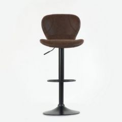 Барный стул Barneo N-86 Time / Black / VPU Brown Vintage коричневый винтаж PK970-18 в Покачах - pokachi.mebel24.online | фото 3