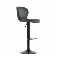 Барный стул Barneo N-86 Time / Black / VPU Dark Gray Vintage серый винтаж 970-11 в Покачах - pokachi.mebel24.online | фото