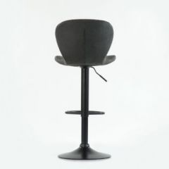 Барный стул Barneo N-86 Time / Black / VPU Dark Gray Vintage серый винтаж 970-11 в Покачах - pokachi.mebel24.online | фото 2