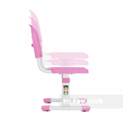 Комплект парта + стул трансформеры Cantare Pink в Покачах - pokachi.mebel24.online | фото 7