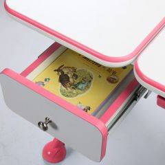 Парта-трансофрмер Amare Pink с выдвижным ящиком в Покачах - pokachi.mebel24.online | фото 5