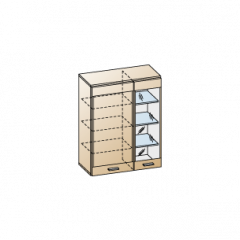 Гостиная Камелия Композиция 1 (Гикори Джексон светлый) в Покачах - pokachi.mebel24.online | фото 9