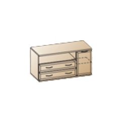 Гостиная Карина Композиция 22 (Акация Молдау) в Покачах - pokachi.mebel24.online | фото 8
