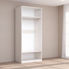 Кэт-4 Шкаф 2-х ств (2 дв зерк) (МДФ Бодега белая) в Покачах - pokachi.mebel24.online | фото 2