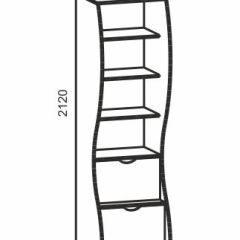 Киви №11 Пенал с 2мя ящ., (ЛДСП молочный дуб/лайм) в Покачах - pokachi.mebel24.online | фото 2