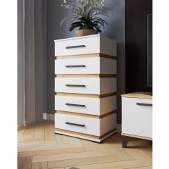 Комод КМ-1 ЛДСП Белый в Покачах - pokachi.mebel24.online | фото
