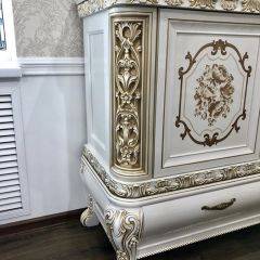 Комод с Зеркалом Алсу (белый глянец) в Покачах - pokachi.mebel24.online | фото 9