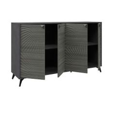 Комодино ПМ-390.03 Комод (ЛДСП Матера/МДФ Санторини темный) в Покачах - pokachi.mebel24.online | фото 3