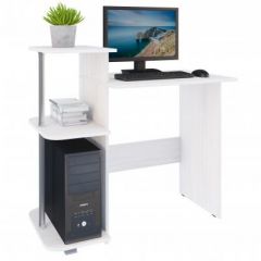 Компьютерный стол №3 (Анкор белый) в Покачах - pokachi.mebel24.online | фото
