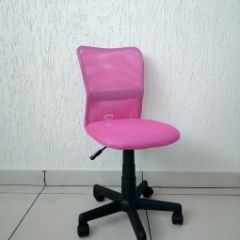 Кресло Barneo K-401 детское (розовая ткань/сетка) в Покачах - pokachi.mebel24.online | фото 1