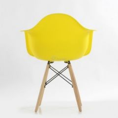Кресло Barneo N-14 WoodMold желтый в Покачах - pokachi.mebel24.online | фото 3