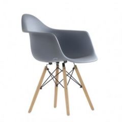 Кресло Barneo N-14 WoodMold серый в Покачах - pokachi.mebel24.online | фото 1