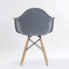 Кресло Barneo N-14 WoodMold серый в Покачах - pokachi.mebel24.online | фото 3