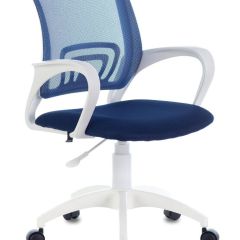 Кресло BRABIX "Fly MG-396W" (белый/темно-синее) 532399 в Покачах - pokachi.mebel24.online | фото 1