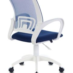 Кресло BRABIX "Fly MG-396W" (белый/темно-синее) 532399 в Покачах - pokachi.mebel24.online | фото 4