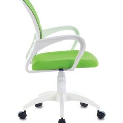 Кресло BRABIX "Fly MG-396W", пластик белый, сетка, салатовое, 532403 в Покачах - pokachi.mebel24.online | фото 2