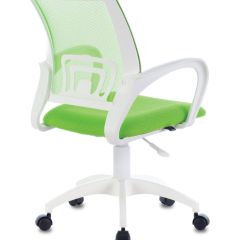 Кресло BRABIX "Fly MG-396W", пластик белый, сетка, салатовое, 532403 в Покачах - pokachi.mebel24.online | фото 3