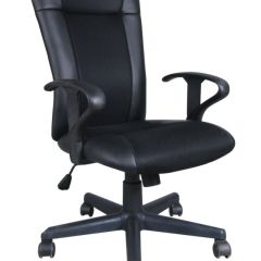 Кресло BRABIX "Optima MG-370" (экокожа/ткань, черное) 531580 в Покачах - pokachi.mebel24.online | фото