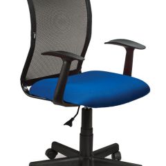 Кресло BRABIX "Spring MG-307", с подлокотниками, комбинированное синее/черное TW, 531404 в Покачах - pokachi.mebel24.online | фото
