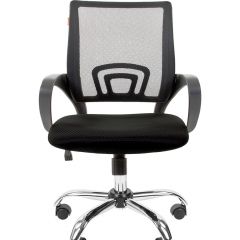 Кресло для оператора CHAIRMAN 696 хром (ткань TW-11/сетка TW-01) в Покачах - pokachi.mebel24.online | фото 2