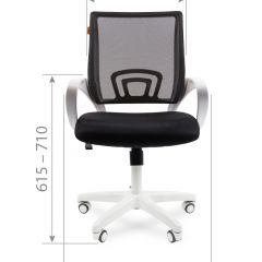Кресло для оператора CHAIRMAN 696 white (ткань TW-10/сетка TW-05) в Покачах - pokachi.mebel24.online | фото 6