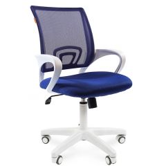Кресло для оператора CHAIRMAN 696 white (ткань TW-10/сетка TW-05) в Покачах - pokachi.mebel24.online | фото