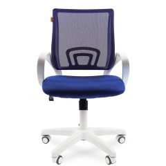 Кресло для оператора CHAIRMAN 696 white (ткань TW-10/сетка TW-05) в Покачах - pokachi.mebel24.online | фото 2