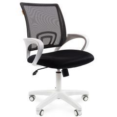 Кресло для оператора CHAIRMAN 696 white (ткань TW-11/сетка TW-01) в Покачах - pokachi.mebel24.online | фото