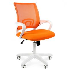 Кресло для оператора CHAIRMAN 696 white (ткань TW-16/сетка TW-66) в Покачах - pokachi.mebel24.online | фото 1