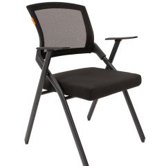 Кресло для посетителей CHAIRMAN NEXX (ткань стандарт черный/сетка DW-01) в Покачах - pokachi.mebel24.online | фото