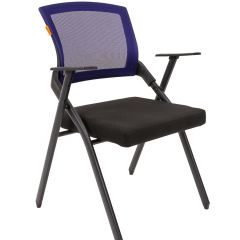 Кресло для посетителей CHAIRMAN NEXX (ткань стандарт черный/сетка DW-61) в Покачах - pokachi.mebel24.online | фото