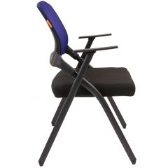 Кресло для посетителей CHAIRMAN NEXX (ткань стандарт черный/сетка DW-61) в Покачах - pokachi.mebel24.online | фото 3