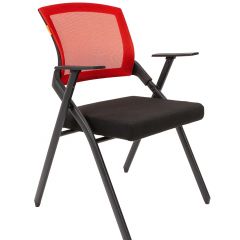 Кресло для посетителей CHAIRMAN NEXX (ткань стандарт черный/сетка DW-69) в Покачах - pokachi.mebel24.online | фото