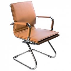 Кресло для посетителя Бюрократ CH-993-Low-V/Camel светло-коричневый в Покачах - pokachi.mebel24.online | фото