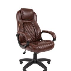 Кресло для руководителя  CHAIRMAN 432 (Экокожа коричневая) в Покачах - pokachi.mebel24.online | фото