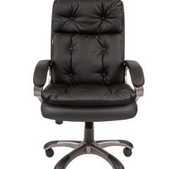Кресло для руководителя  CHAIRMAN 442 (экокожа черная) в Покачах - pokachi.mebel24.online | фото