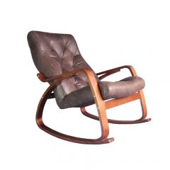 Кресло качалка Гранд 103-З-Ш Шоколад в Покачах - pokachi.mebel24.online | фото
