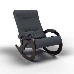 Кресло-качалка Вилла 11-Т-ГР (тканьвенге) ГРАФИТ в Покачах - pokachi.mebel24.online | фото