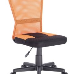 Кресло компактное BRABIX "Smart MG-313" черное/оранжевое, 531844 в Покачах - pokachi.mebel24.online | фото 1