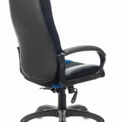 Кресло компьютерное BRABIX PREMIUM "Rapid GM-102" (экокожа/ткань, черное/синее) 532106 в Покачах - pokachi.mebel24.online | фото 4