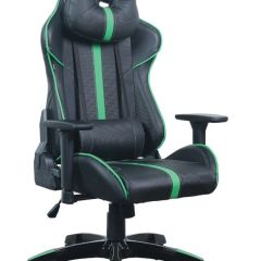 Кресло компьютерное BRABIX "GT Carbon GM-120" (черное/зеленое) 531929 в Покачах - pokachi.mebel24.online | фото 1
